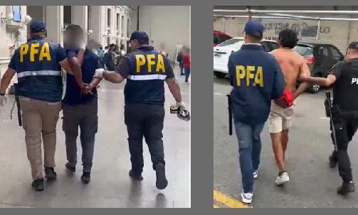 La PFA detuvo a dos agresores mediante el uso de pistolas Taser